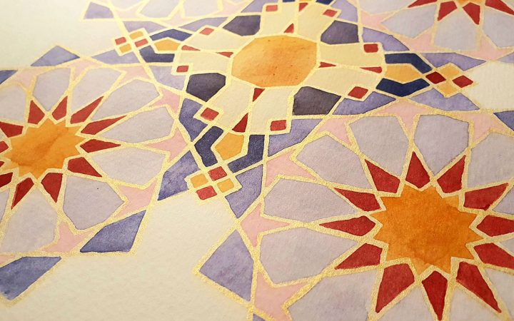 Islamic geometric artwork